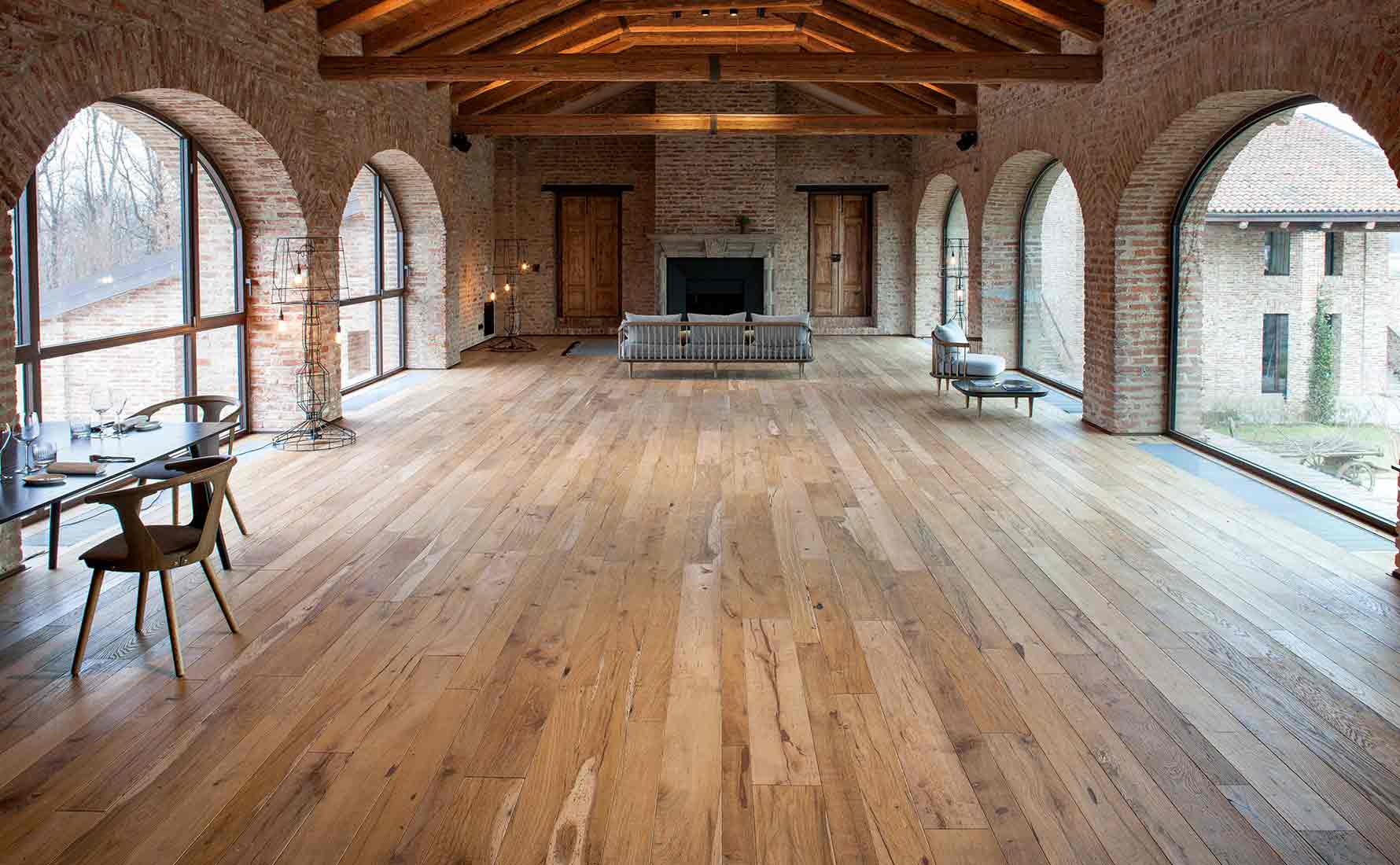 Parquet abete di recupero collezione Bottega