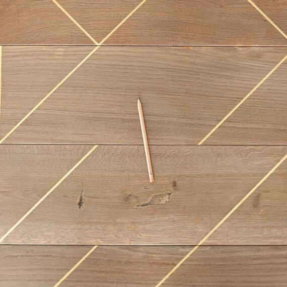 Dettaglio parquet design trama chiaro collezione Segno